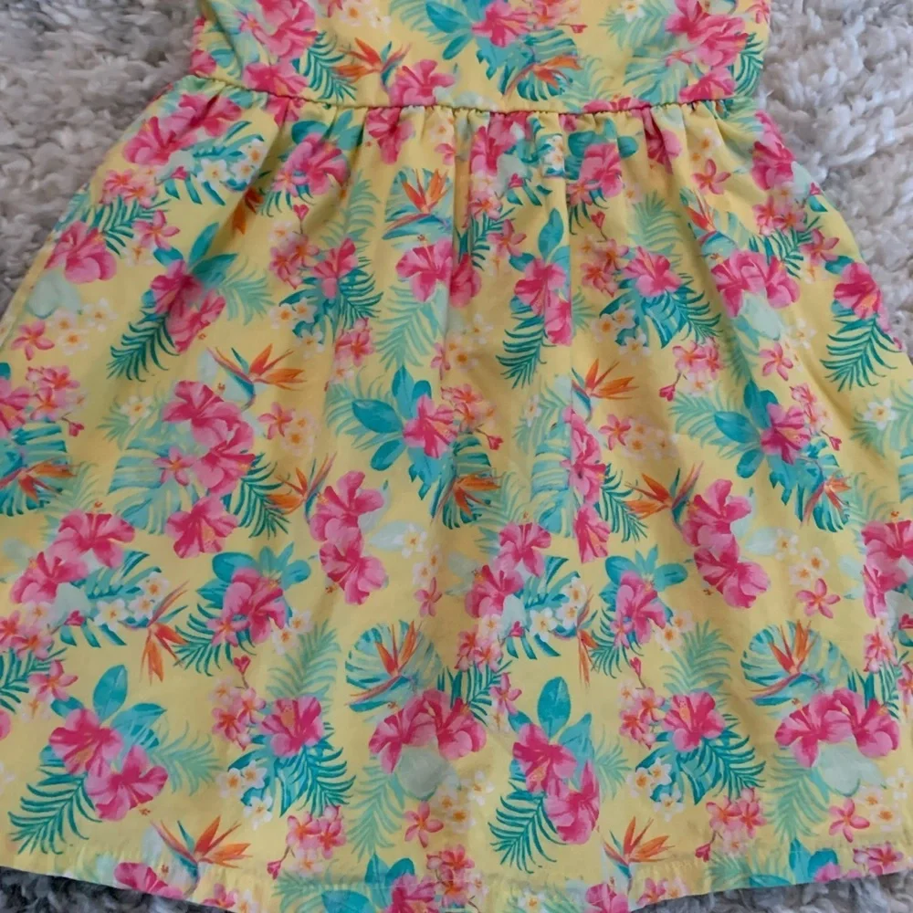 Penelope Mack Floral Sleeveless Button Down Dress Size 4T